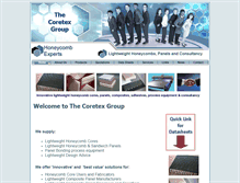 Tablet Screenshot of coretexgroup.co.uk